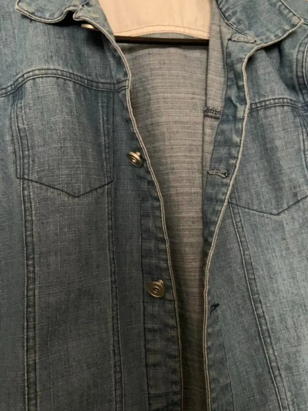 Authentic Burberry Logo Denim Trucker Jacket 16Y - Picture 4 of 13